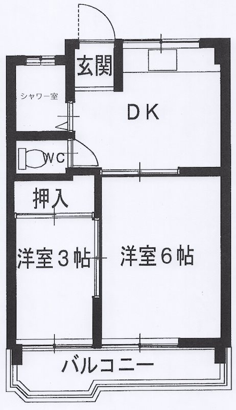 コーポタチバナ 間取り