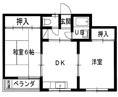 リバーハイツ五条 間取り